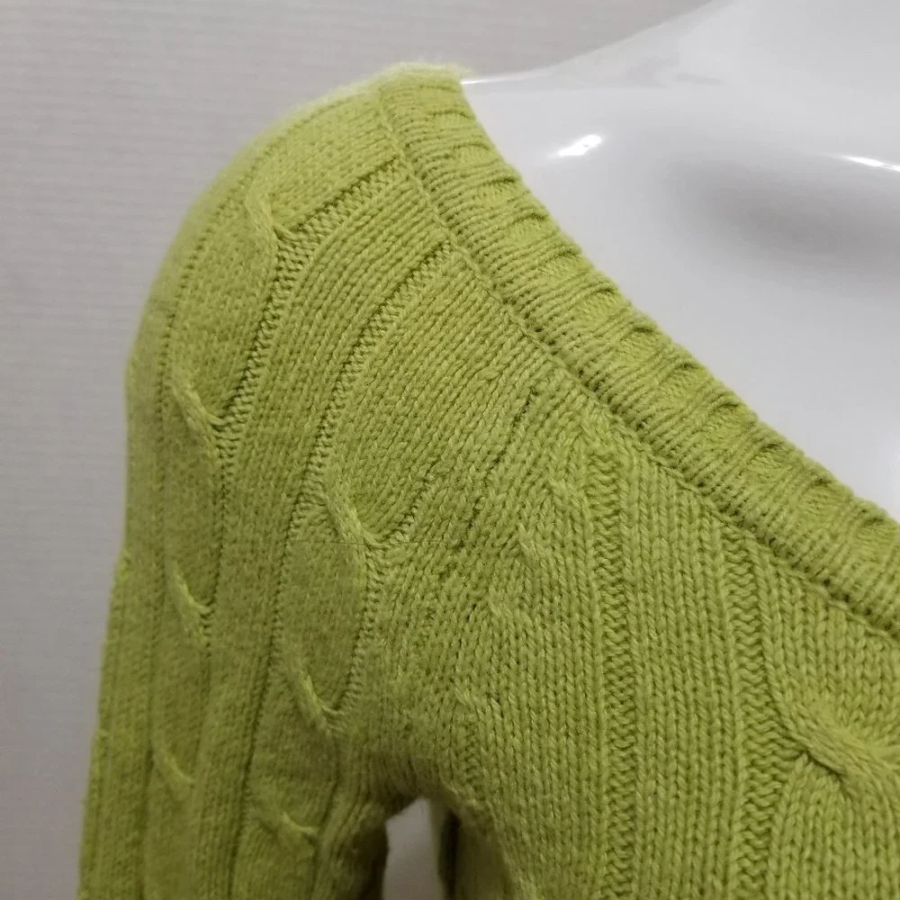 American Eagle sweater Small pullover cable knit long sleeve Twilight - Picture 5 of 10